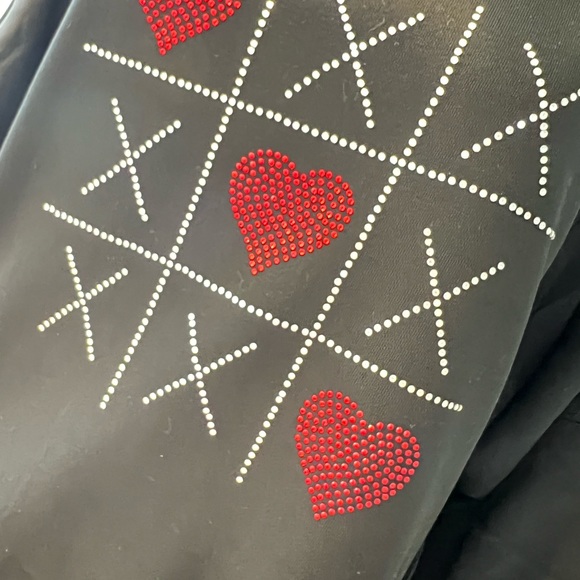 Tic Tak Toe French terry sequin pull over sz medium - Picture 8 of 10